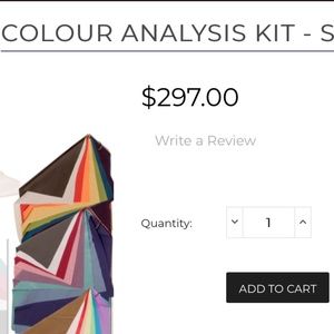 new COLOUR ANALYSIS STARTER KIT